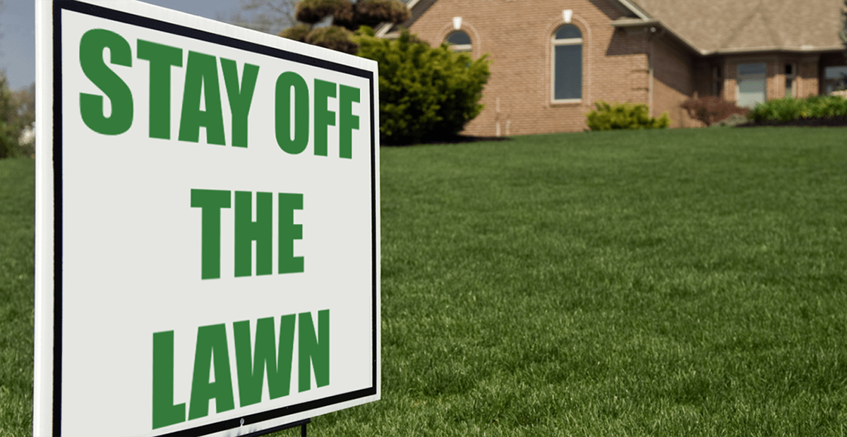 lawn signs in Coeur d`Alene, ID